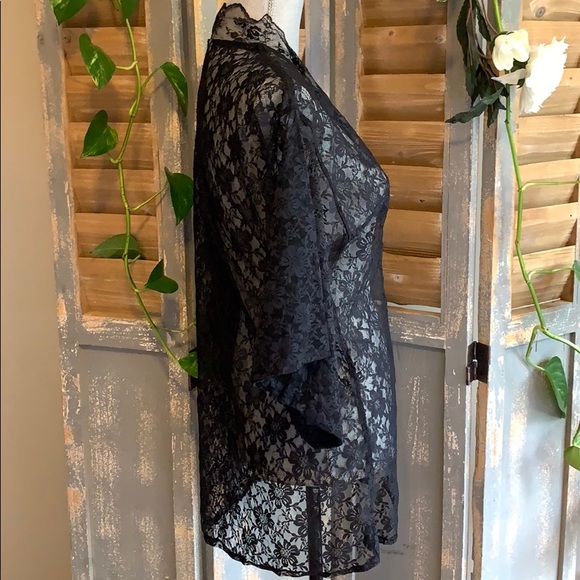 Baci Sexy Black Lace Kimono 🌺 - Picture 4 of 9
